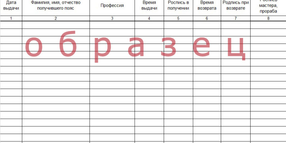 Идентификационная карта страховочной привязи бланк - 83 фото